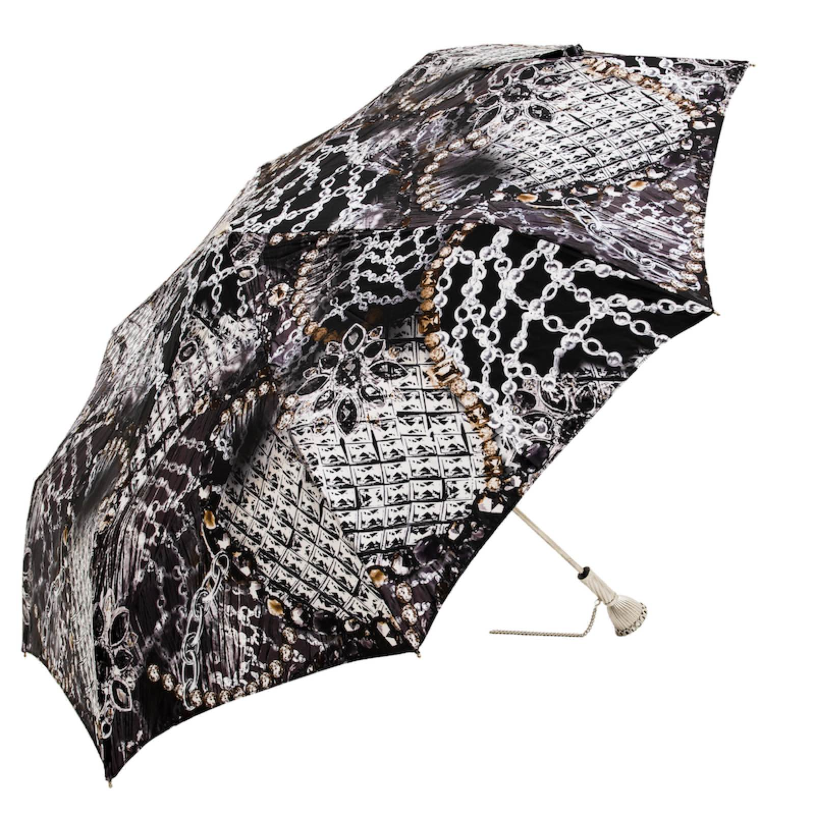 Designer Folding Umbrella with Jewels Print – Handmade in Italy