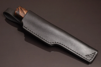 Handmade Yakut Knife – Damascus Steel Blade with Acrylic Handle - Elegant Knives