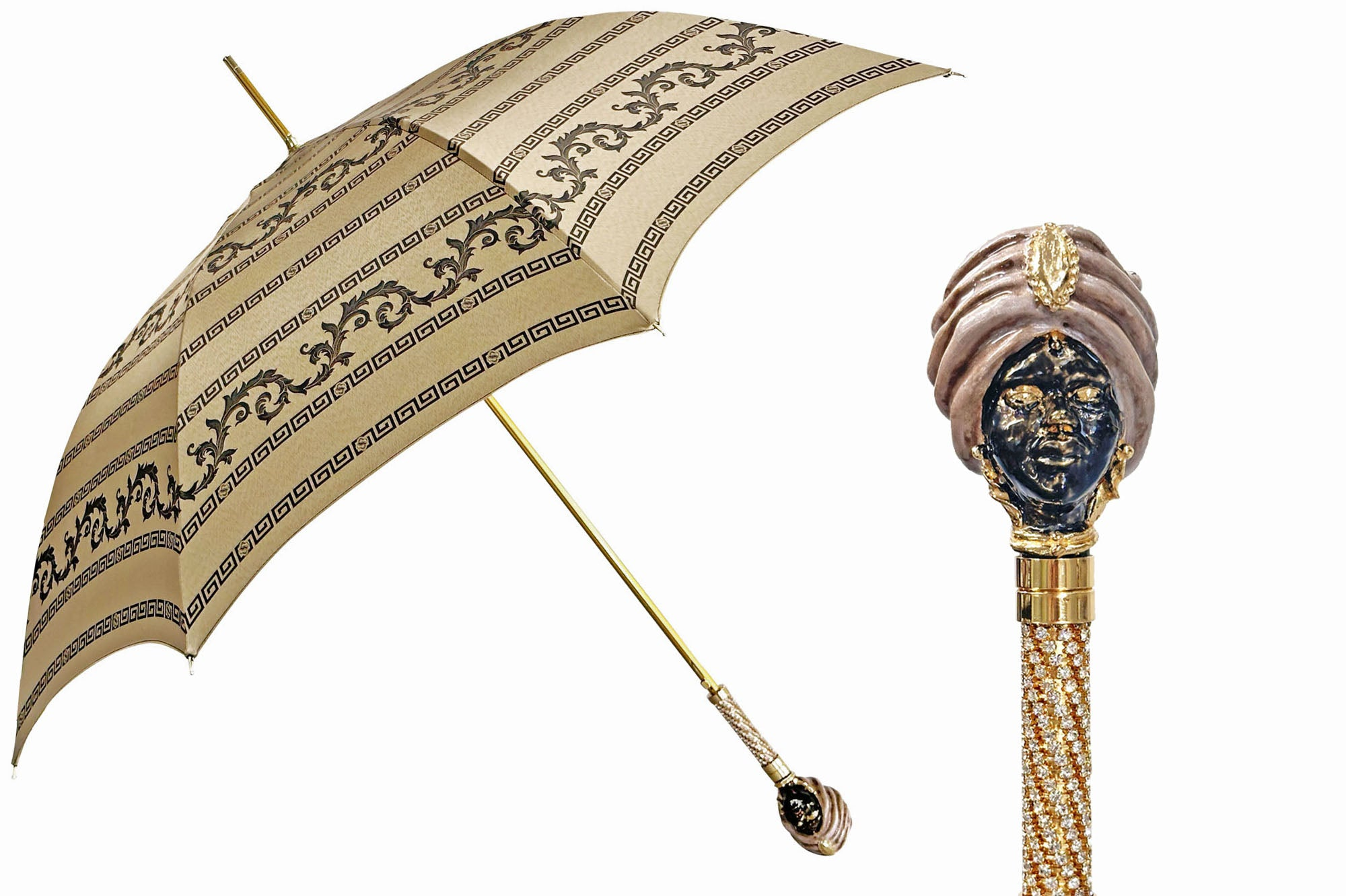 Exclusive Handle Sicilian Design Exclusive Umbrella