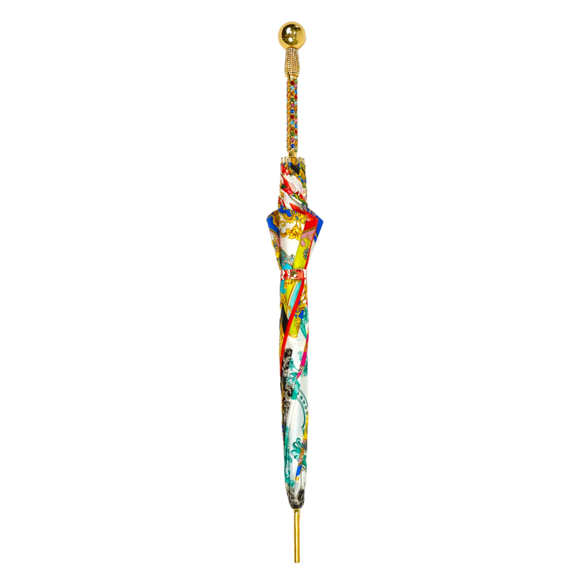 Exclusive Limited-Edition Crystal Umbrella with 24K Gold Handle