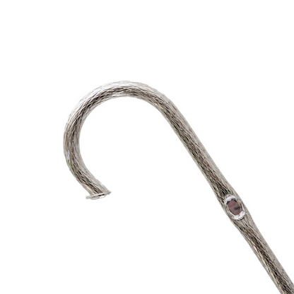 Elegant Wedding Double Cloth Umbrella with White Pearls