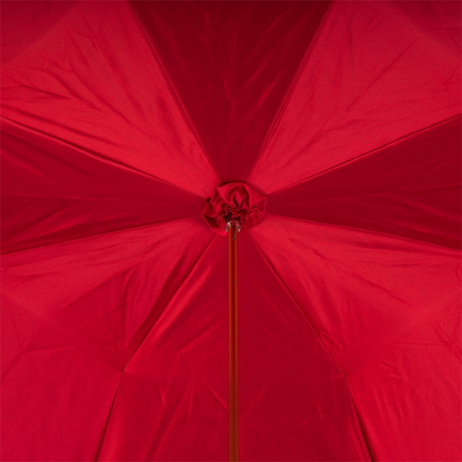 Luxury Brass Handle Poppies Umbrella – Manual Opening