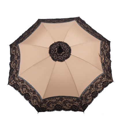 Manual Opening Lace Parasol – Handcrafted Umbrella from Italy