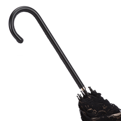 Manual Opening Lace Parasol – Handcrafted Umbrella from Italy