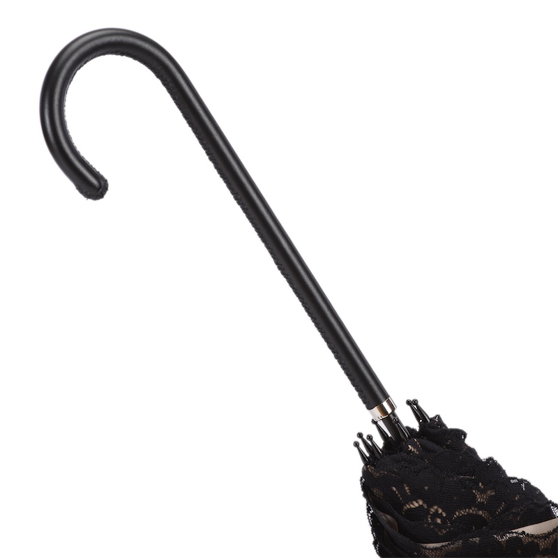 Manual Opening Lace Parasol – Handcrafted Umbrella from Italy