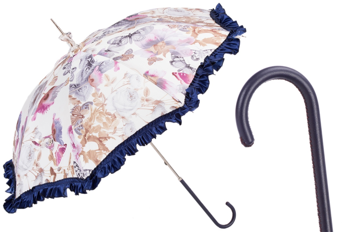 Manual Opening Butterflies Parasol – Retro-Style Umbrella