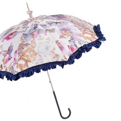 Manual Opening Butterflies Parasol – Retro-Style Umbrella