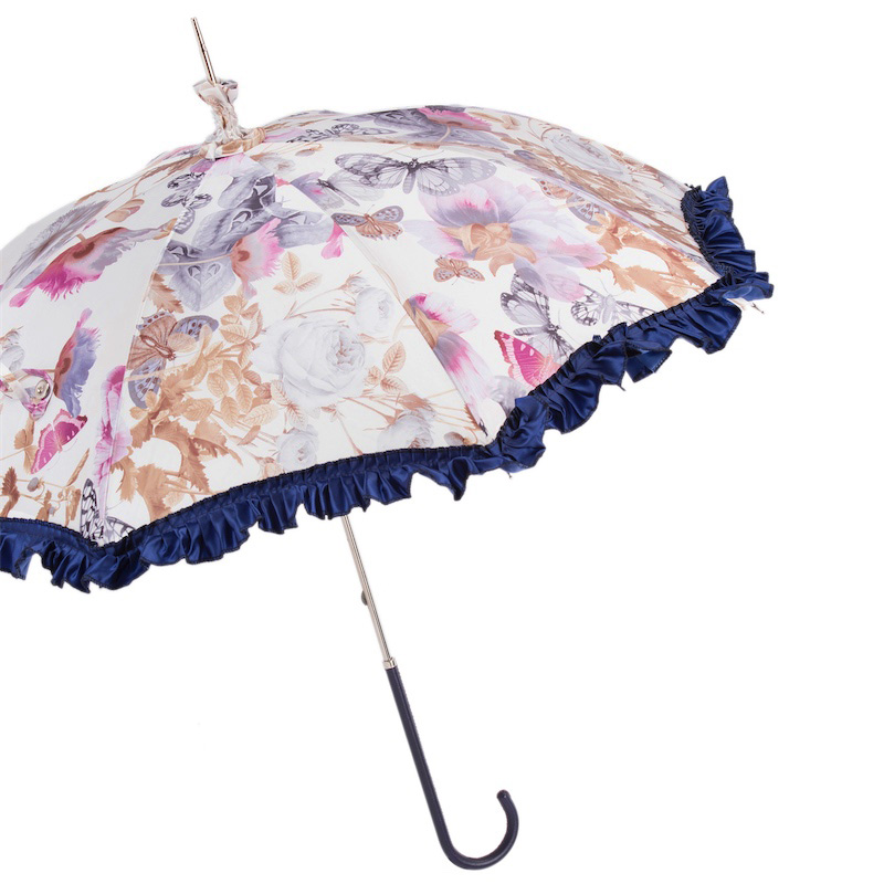 Manual Opening Butterflies Parasol – Retro-Style Umbrella