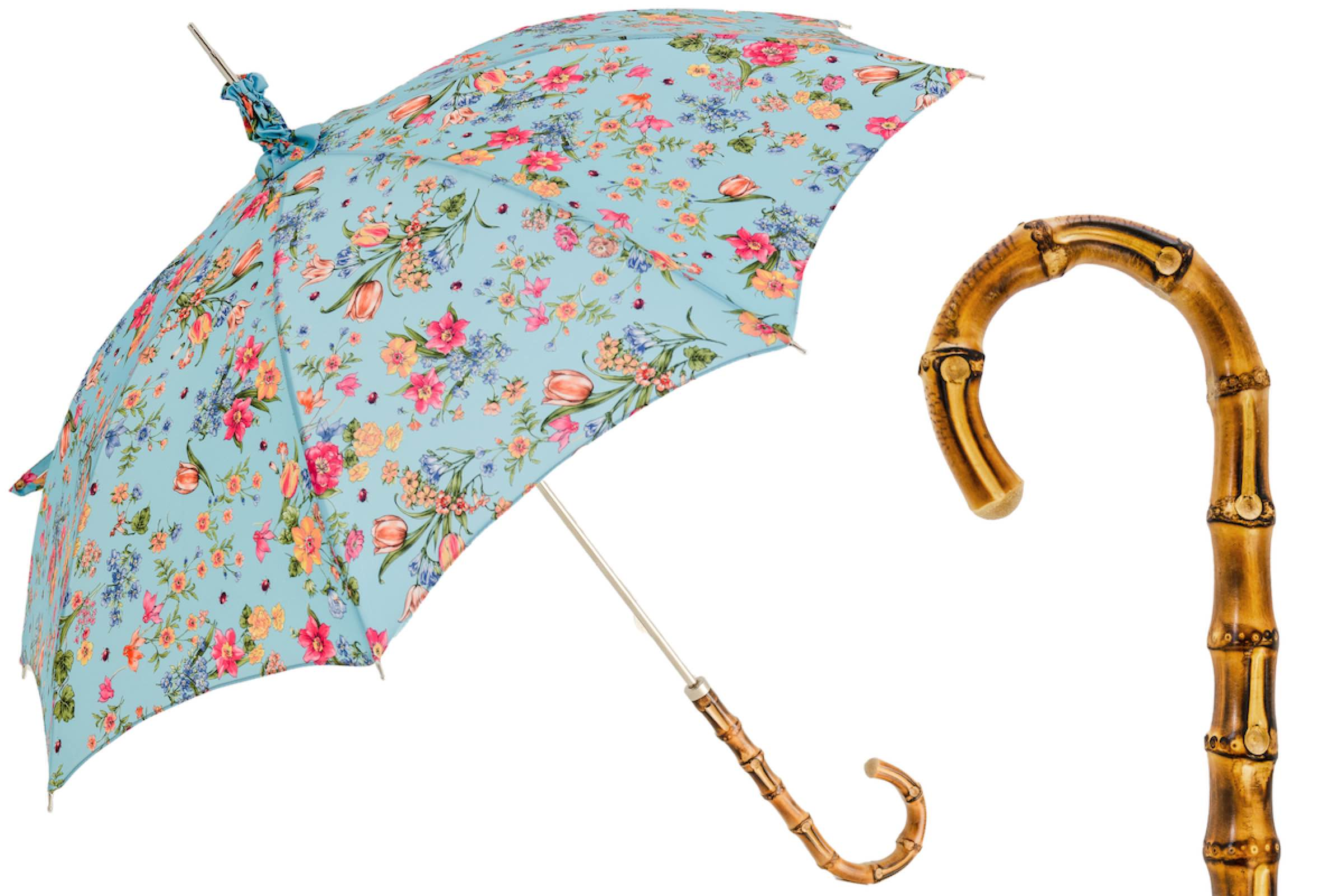 Parasol with Floral Design – Timeless Elegant Umbrella