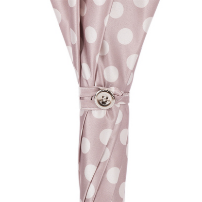 Manual Opening Polka Dot Parasol – Handmade Umbrella