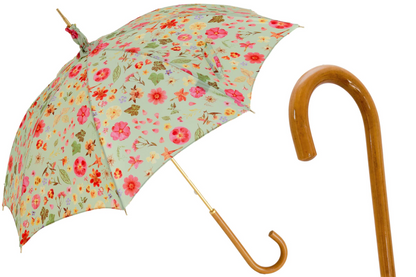 Chic Floral Design Parasol – Handmade Italian Umbrella