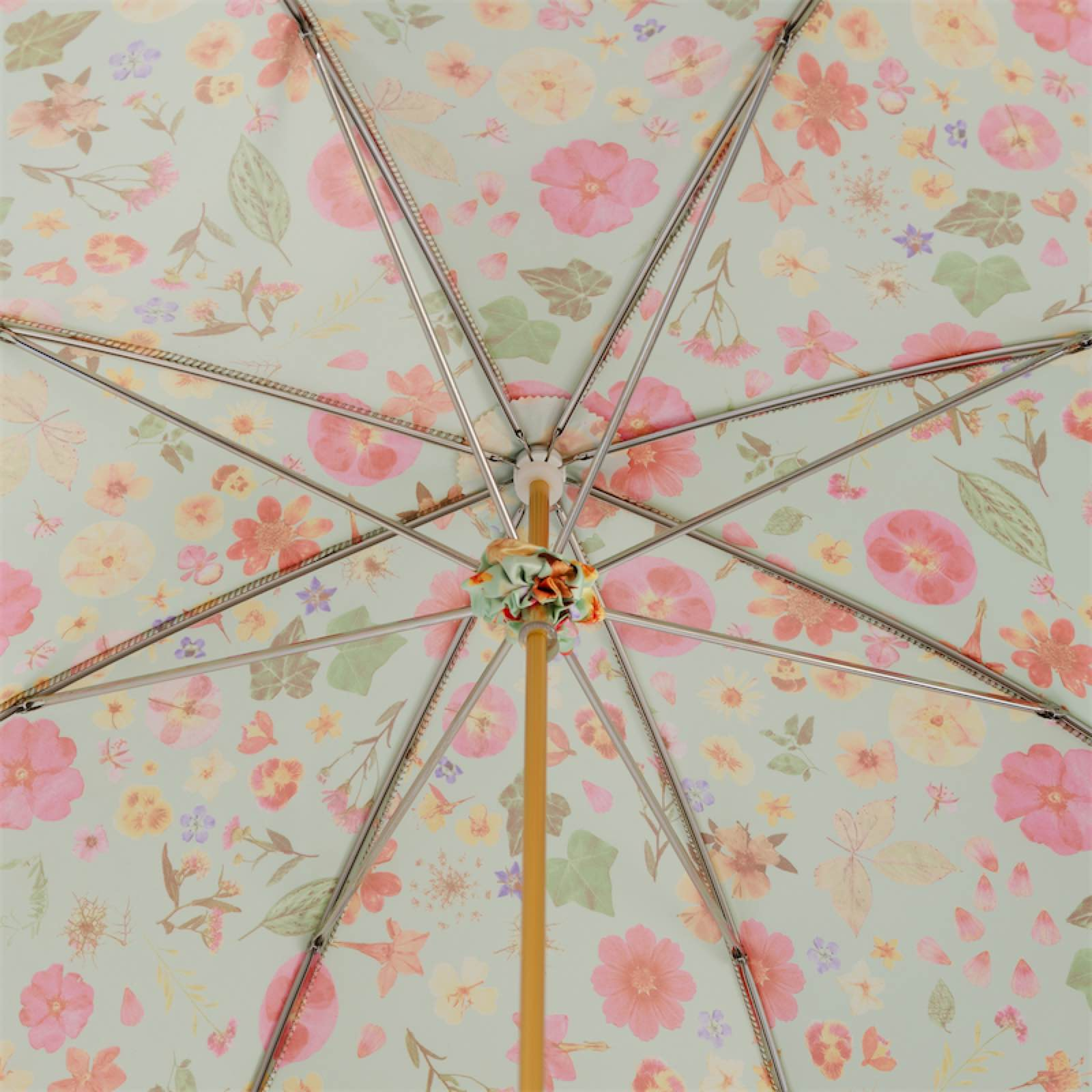 Chic Floral Design Parasol – Handmade Italian Umbrella