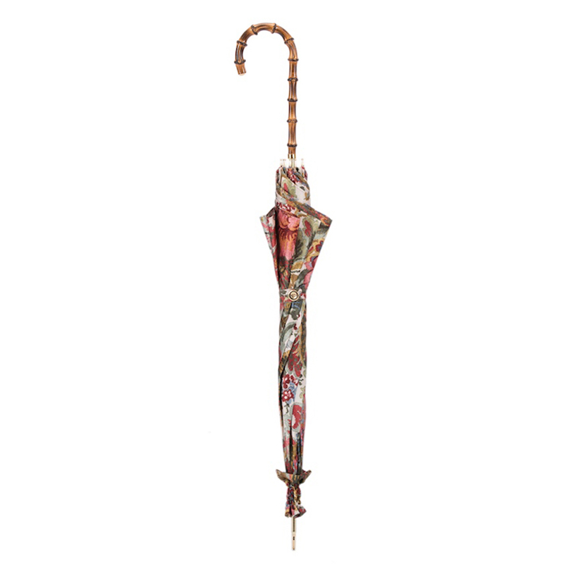 Paisley Parasol with Bamboo Handle – Bohemian Umbrella