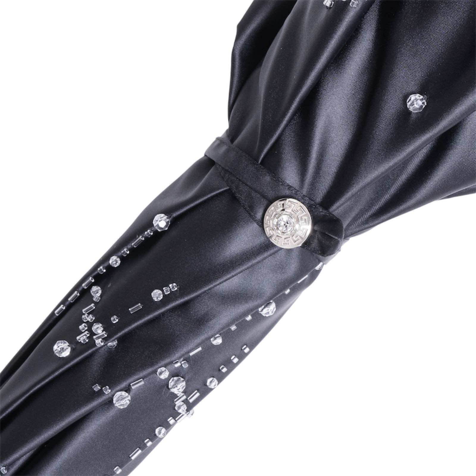Luxury Umbrella with Swarovski Crystal Handle – Handmade in Italy