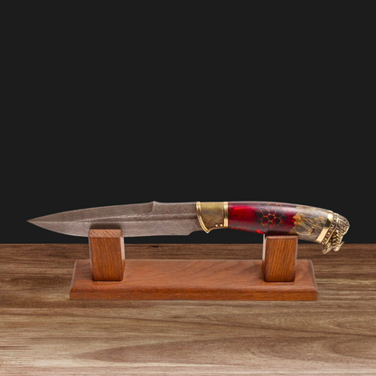 Universal Oak Wooden Knife Display Stand