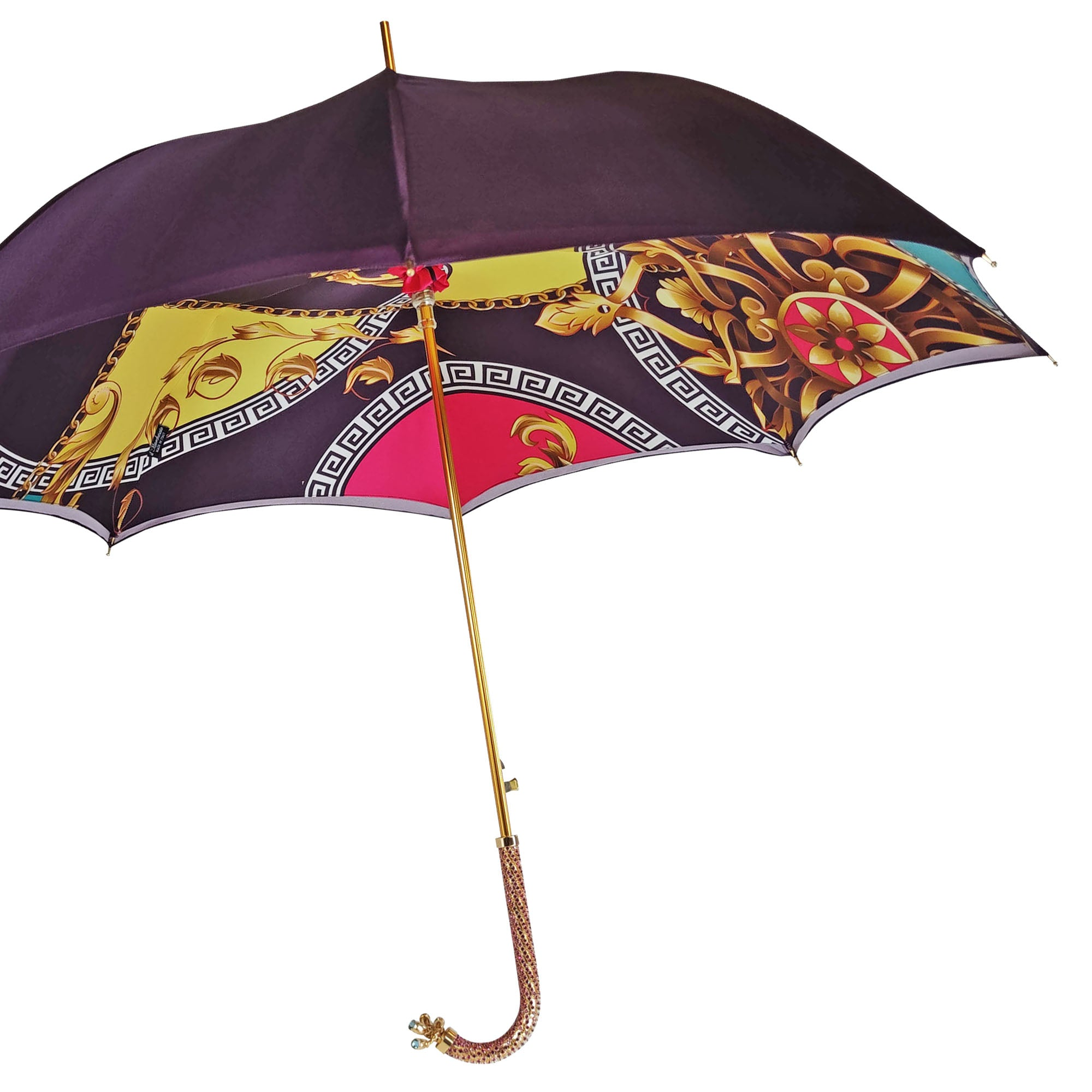 Beautiful Handcrafted Umbrella with Amethyst Crystals
