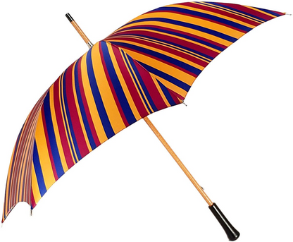 Handcrafted Multi-Color Striped Umbrella – Artisan Craftsmanship