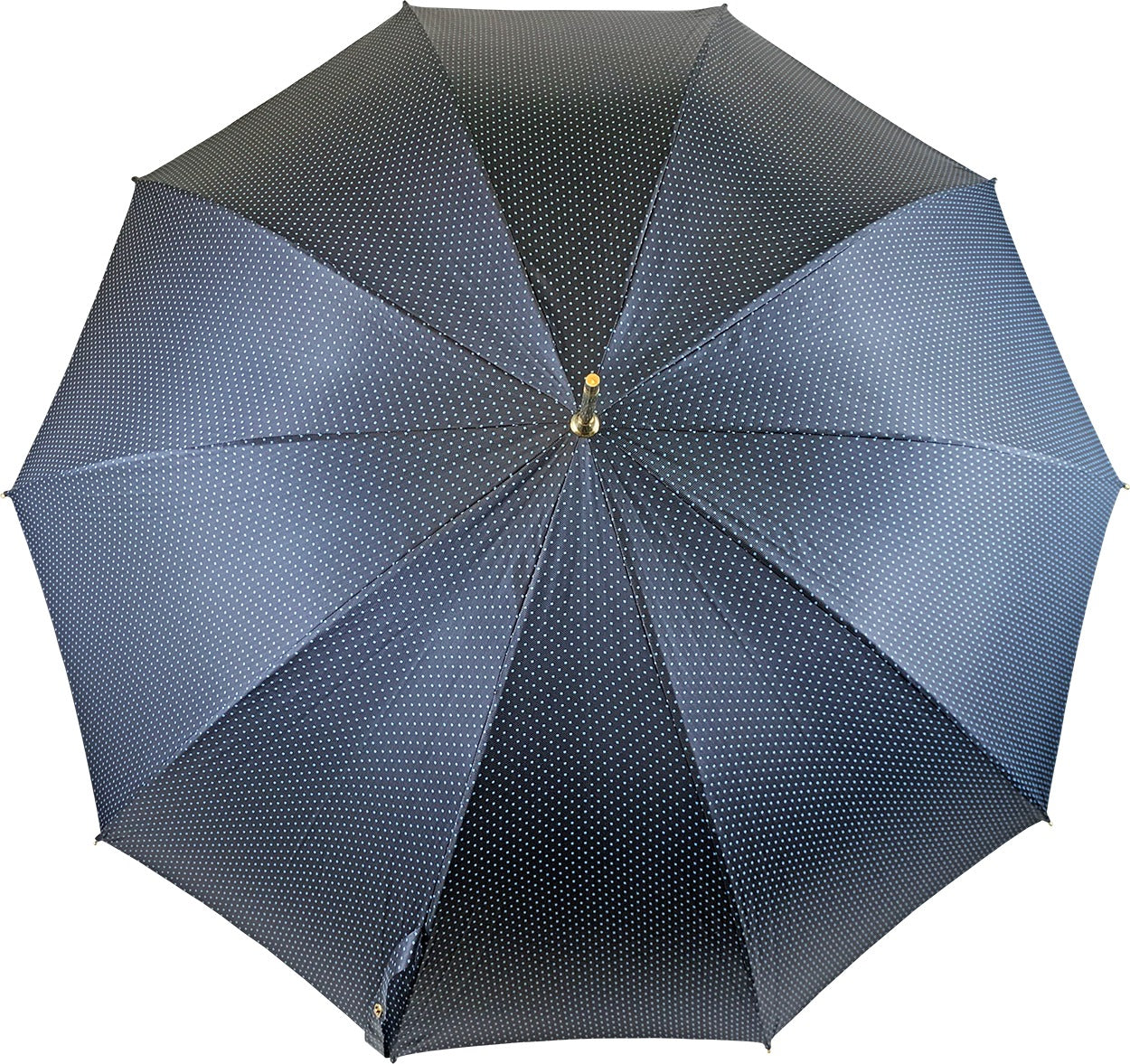 Luxury Jaquard Umbrella with Hand-Enameled 24K Gold Snake Handle
