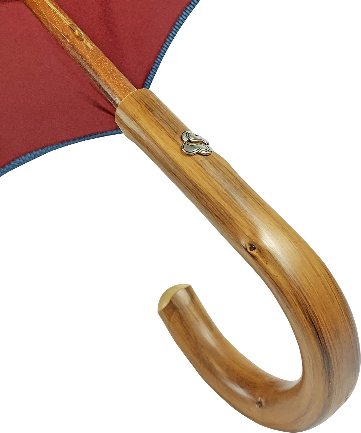 Sophisticated Double Canopy Navy Blue with Dot Pattern Men’s Umbrella