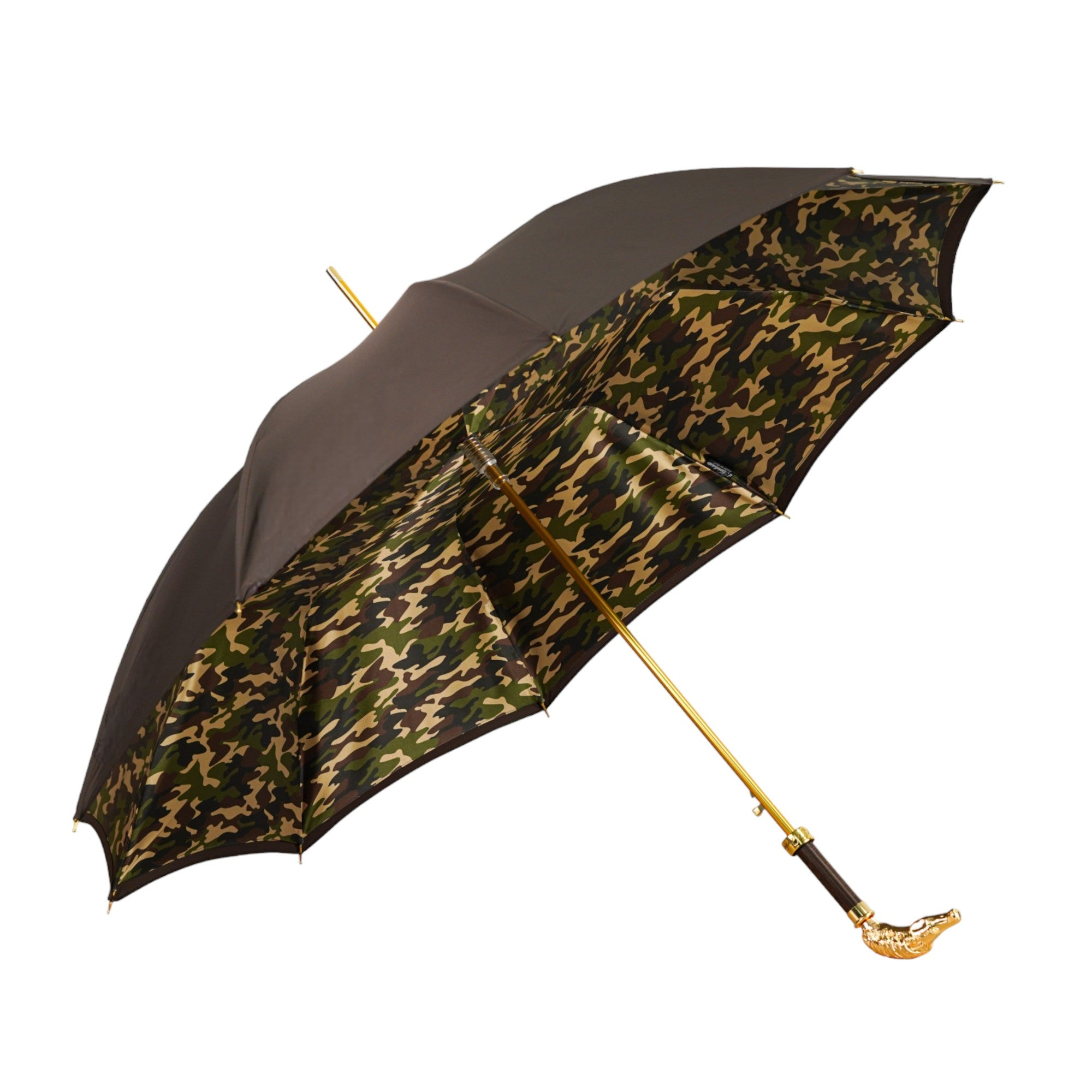 Exquisite Men's Luxury Umbrella with 24K Gold Horse Handle