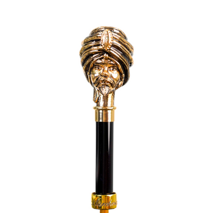 Exclusive Greek Design Gold-Plated Handle Premium Men’s Umbrella