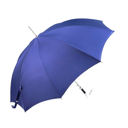 Designer Refined Men’s Umbrella with Silverplated 925 Handle