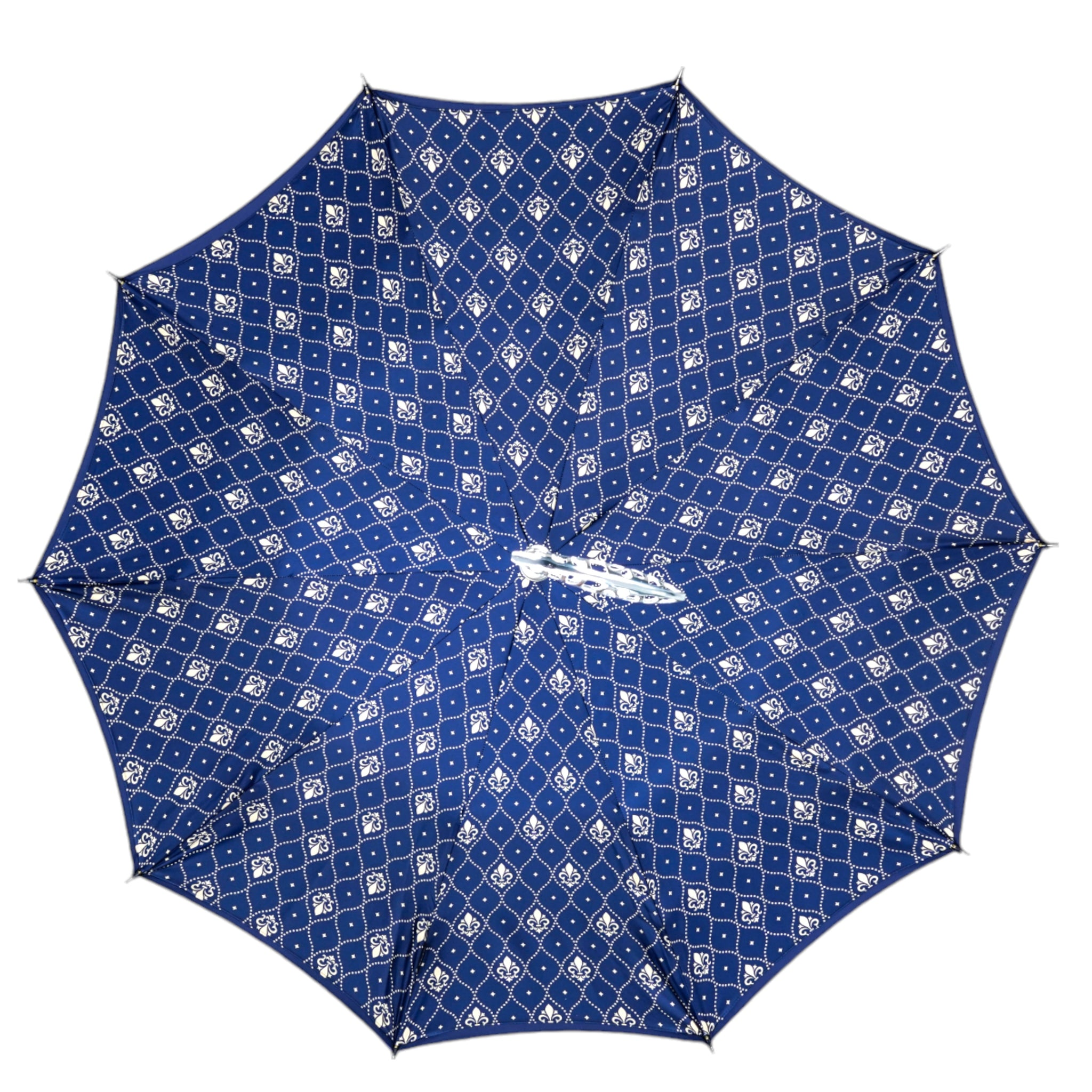 Designer Refined Men’s Umbrella with Silverplated 925 Handle