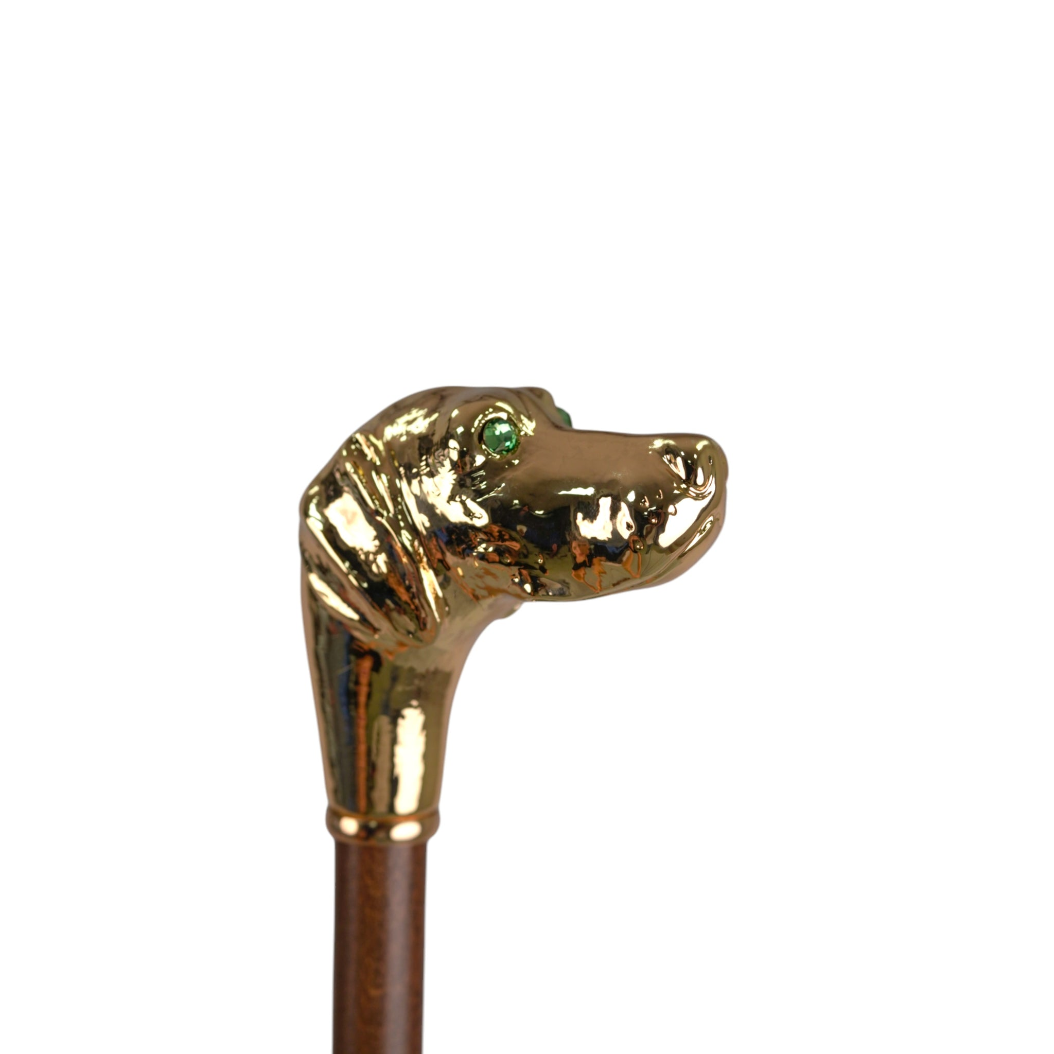 Exclusive Stylish 24K Golden Hound Dog Handle Luxury Umbrella