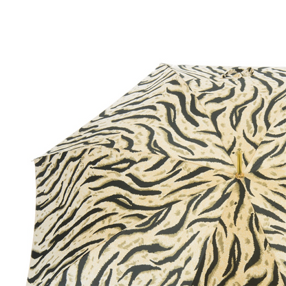 Safari Hippo Enameled Brass Handle Umbrella – Automatic Opening