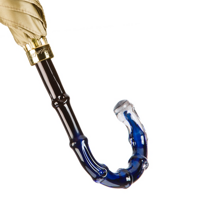 Exclusive Design Blue Dahlia Umbrella – Handmade in Italy