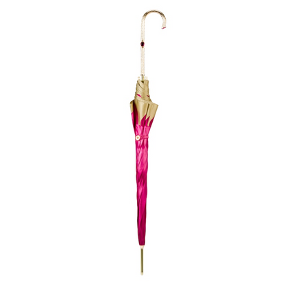Chic Design Fuchsia Dahlia Umbrella – Handmade in Italy