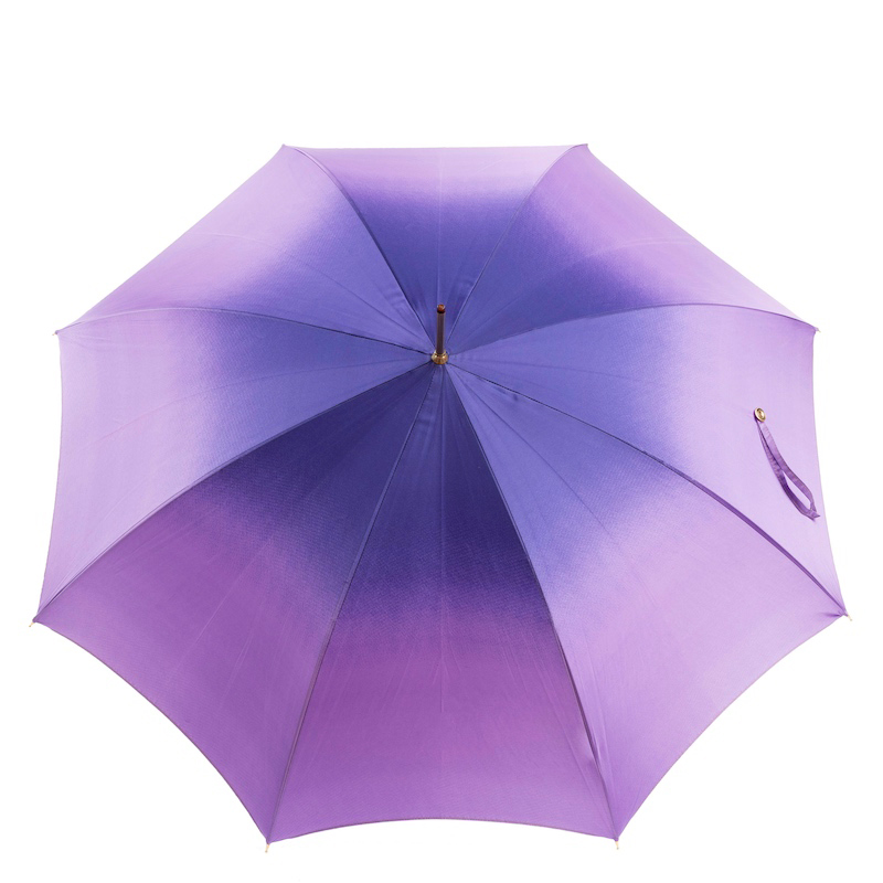 Golden Skull Purple Ombre Umbrella – Handmade in Italy