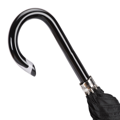 Silver Sunflower Umbrella – Automatic Opening, Handmade in Italy