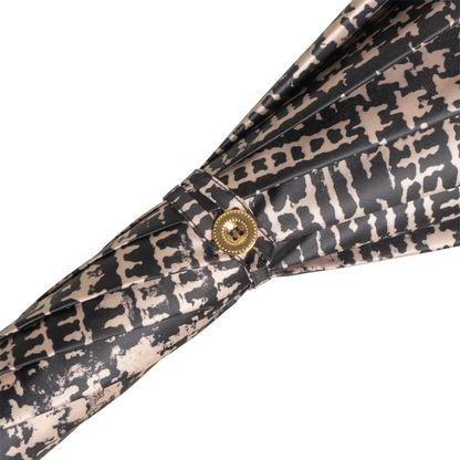 Luxury Umbrella with Studded Leather Handle – Automatic Opening