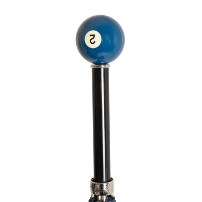 Handmade Luxury Billiard Pool 2-Ball Umbrella with Resin Handle