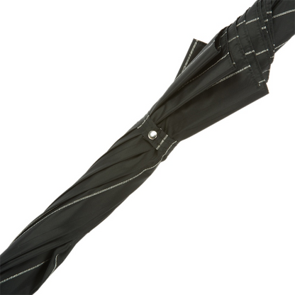 Striped Dandy Umbrella with Silver Handle – Handmade in Italy