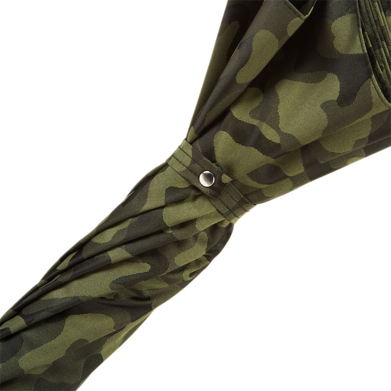 Camouflage Umbrella with Crocodile Handle – Handmade in Italy