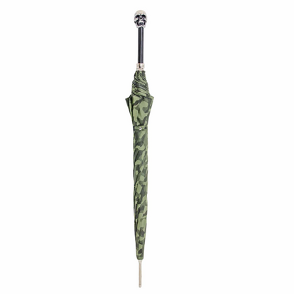 Exclusive Luxury Camouflage Umbrella with Skull Handle