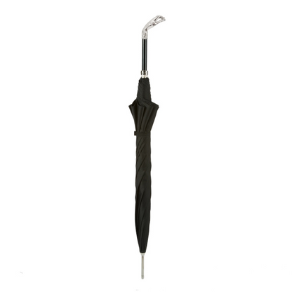 Luxury Designer Silver Greyhound Handle Luxury Umbrella
