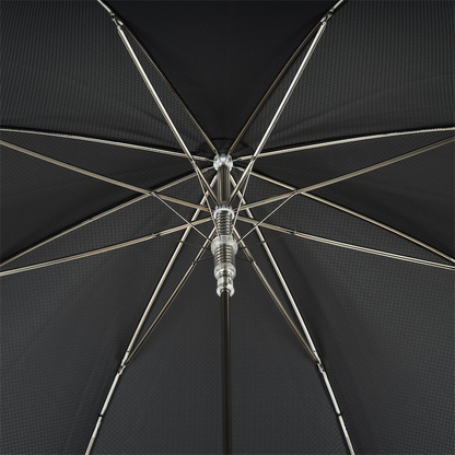 Luxury Designer Silver Greyhound Handle Luxury Umbrella