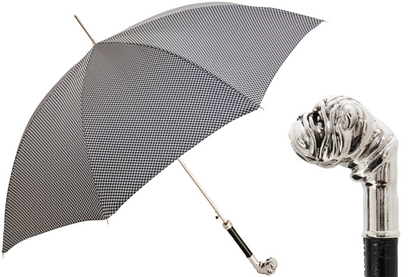 Fashion Bulldog Umbrella with Metal Handle – Handmade in Italy