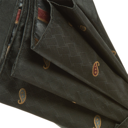 Paisley Umbrella with Genuine Water Buffalo Horn Handle