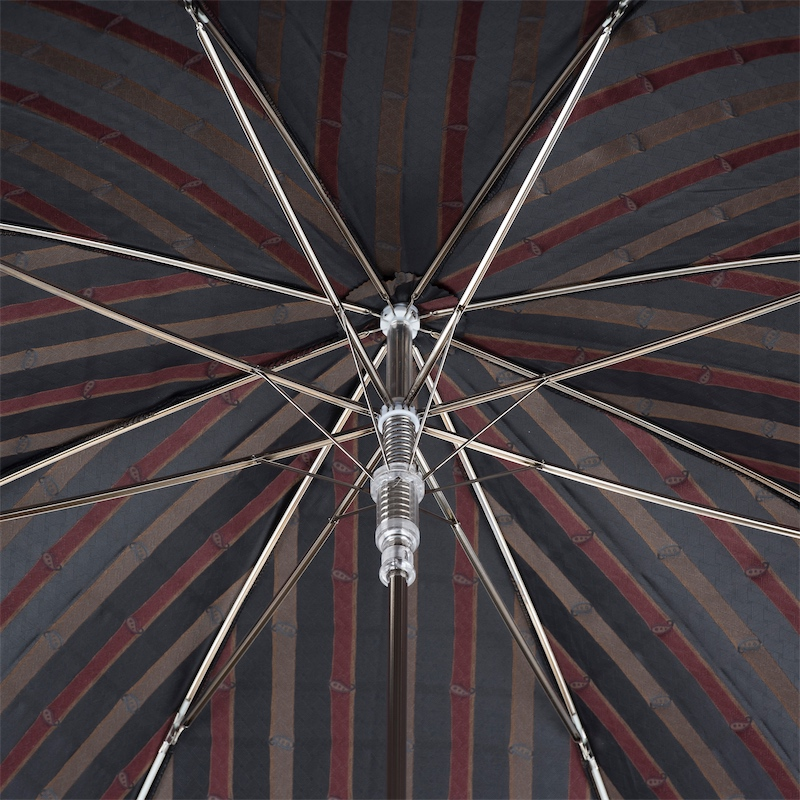 Paisley Umbrella with Genuine Water Buffalo Horn Handle