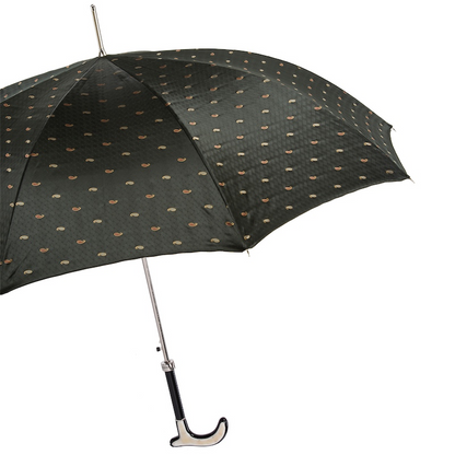 Paisley Umbrella with Genuine Water Buffalo Horn Handle