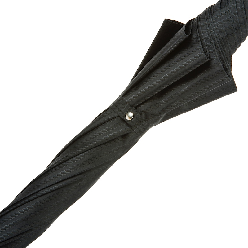 Luxury Umbrella with Silver Labrador Handle – Handmade in Italy