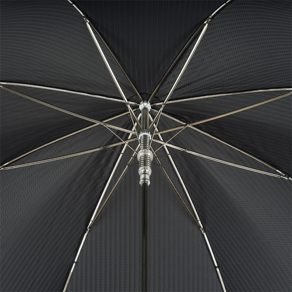 Elegant Umbrella with Silver Horse Handle – Handmade Italian Design