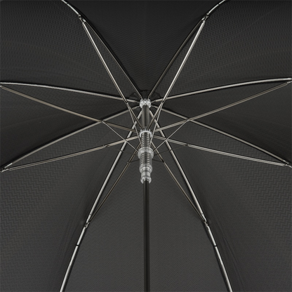 Luxury Umbrella with Silver Ram Handle – Handmade in Italy
