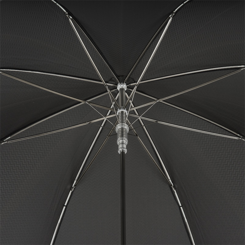 Luxury Umbrella with Silver Ram Handle – Handmade in Italy