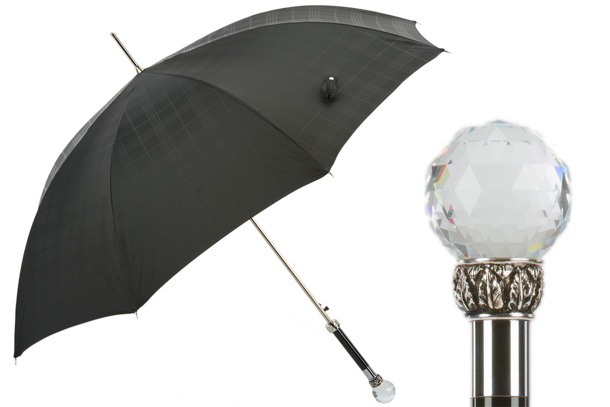 Umbrella Cristallo with Crystal Handle – Handmade in Italy