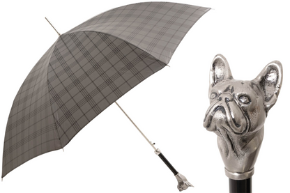 Check Bulldog Umbrella with Aluminum Handle – Handmade in Italy